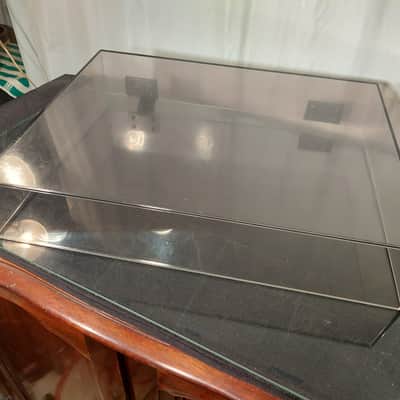 Technics Factory Dustcover with hinges for SP 15 , used with Technics Plinth SH B1, B2, B3 image 1