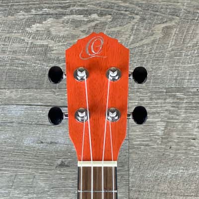 Ortega Earth Series Concert Ukulele - Pumpkin Orange image 6