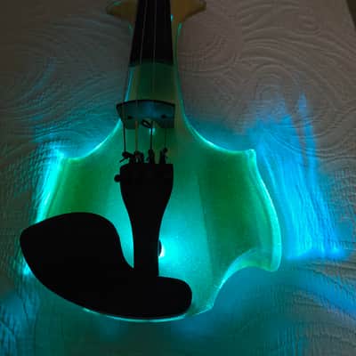 Aurora Gold 4 St Acrylic Electric Violin With LEDs 2019 - Gold image 6