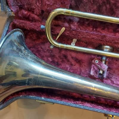 Vintage Pan American Trombone, USA, with case/mouthpiece, Good condition image 4