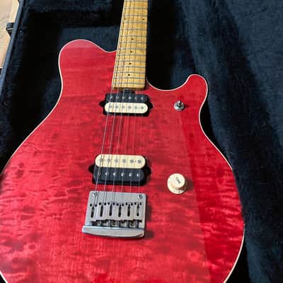 Music Man EVH with the Stoptail - Eddie Van Halen - 1994 translucend red - make me an offer! image 3