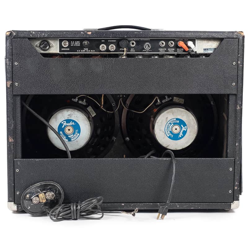 Fender Twin Reverb "Drip Edge" 2-Channel 100-Watt 2x12" Guitar Combo 1968 - 1969 image 2