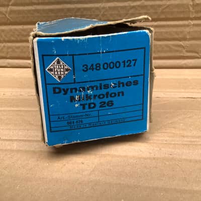 Telefunken TD 26 td26 vintage microphone made in Germany with original box image 4