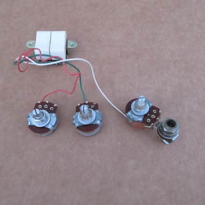 1960s Teisco Audition Pots Double Switches Input Jack Wiring Harness Fit National Univox image 1
