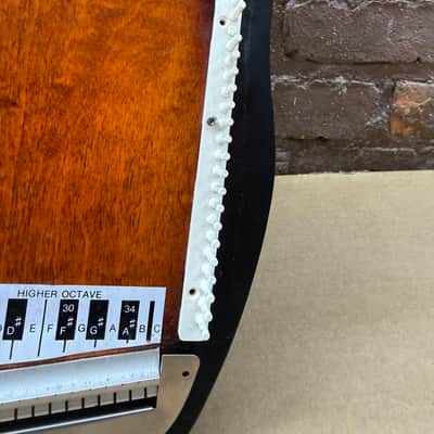 Oscar Schmidt OS21C 21-Chord Autoharp Tobacco Sunburst w/ Case – Project, Missing Strings & Chord Buttons image 4