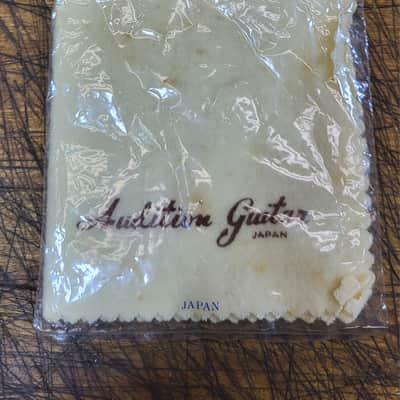 Vintage RARE 1960's Kawai Japan Audtion Guitar Cleaning Cloth Case Candy image 1