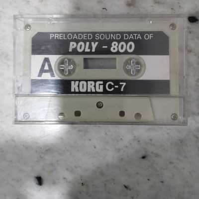 Korg Poly 800 cassette Mid 80s