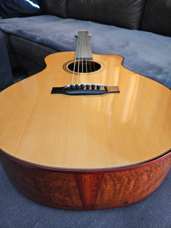 Steve Patience Grand Concert | Narra / Adirondack | Serial No. 0710100 | Nitrocellulose image 1