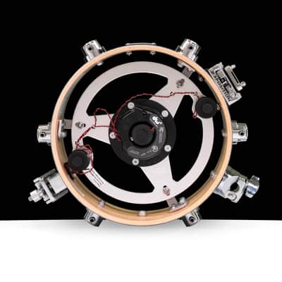 DWe 5x10 Laser Black Galaxy Snare Drum Bundle (Drum, Hub and Software) image 2