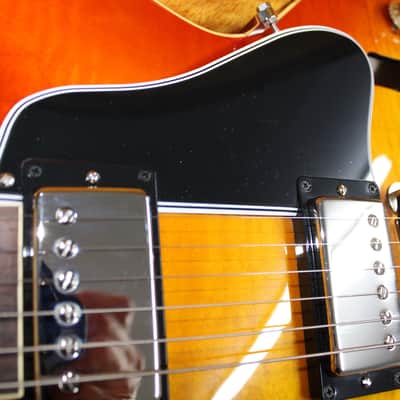Gibson '64 ES-335 Figured Reissue Gloss Sunrise Tea burst 2024 - Sunrise Tea burst image 8