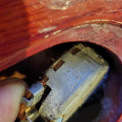 Vintage 1960 Gibson Les Paul Junior Double Cutaway - All Original - Very Clean - No Mods/No Breaks - Cherry image 20