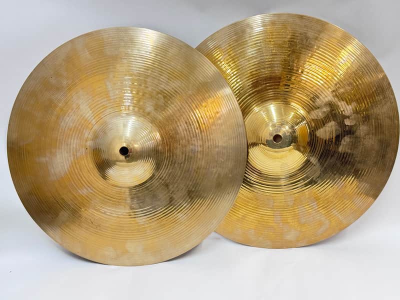 VINTAGE ZILDJIAN 1970s A Zildjian & Cie Constantinople Hi-Hat Pair 14" Top 964g / Bottom 1336g image 1