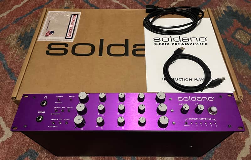 Soldano X88-IR Rackmount Guitar Preamp 2024 - Present - Purple image 1