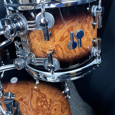 Sonor SQ2 Maple Thin Shell Set - Walnut Brown Burst image 5