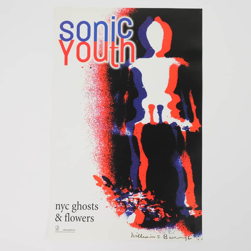 Sonic Youth Nyc Ghosts and Flowers Poster 11"x17" Owned by Sonic Youth image 1
