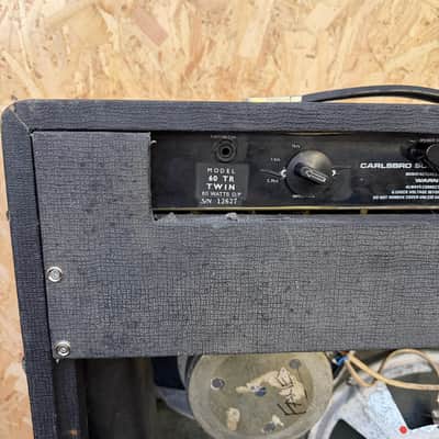 Vintage 1970s Carlsbro 60 TR Amp Tremolo Twin 2x12 Guitar Valve Amplifier Combo image 8