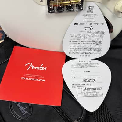 Fender Artist Series Souichiro Yamauchi Stratocaster Custom RW White *6.03 lbs*- 2023 image 23