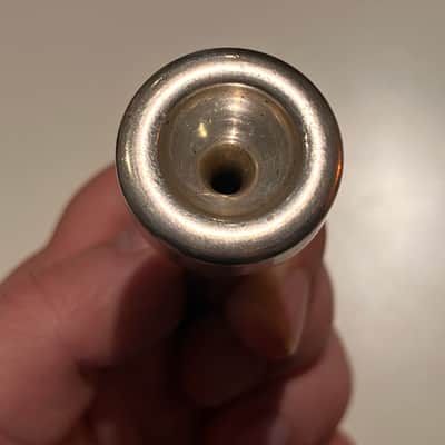 Bach Vincent Bach Corp 10.5 C Trumpet Mouthpiece 1968 - Silver image 4