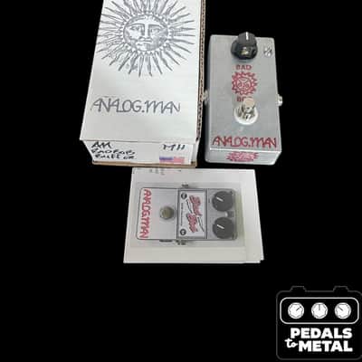 Analog man Bad Bob with buffer plain red letters with box/swag  - Metal - X15804 image 1