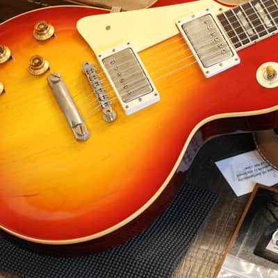 Lefty! 2024 Gibson Custom Shop '58 Reissue Les Paul Standard Electric Guitar Faded Cherry Sunburst + COA OHSC image 6
