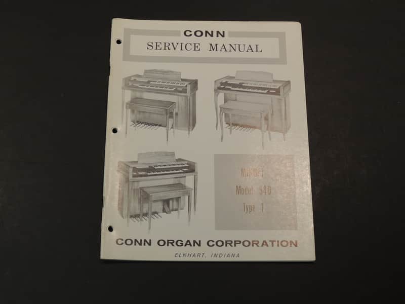 Conn Minuet Model 540 Type 1 Service Manual