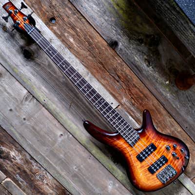 Ibanez SR400EQM-DEB Standard Soundgear Bass - Dragon Eye Burst image 2