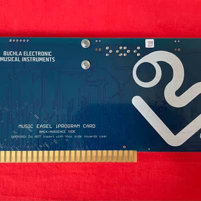 Buchla Music Easel iProgram Card 2010s - Blue image 2