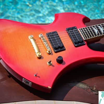 1990’s Fernandes Burny MG-85 - “Hide X” Model - Made In Japan - B.C. Rich Mockingbird Copy image 1