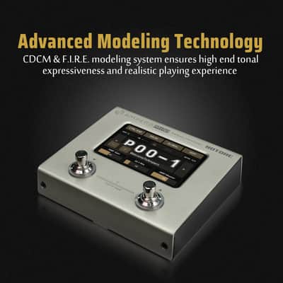 Hotone Ampero Mini MP-50 Guitar Bass Amp Modeling IR Cabinets Simulation Multi Language Multi-Effects with Expression Pedal Stereo OTG USB Audio Interface--(U.S. domestic inventory) image 2