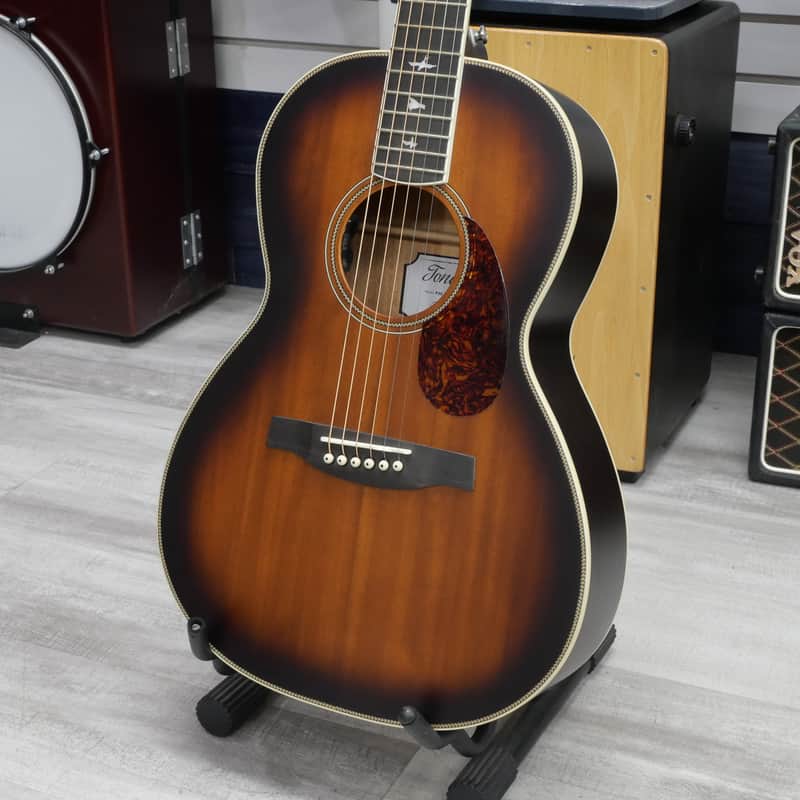 PRS SE P20E Parlor Acoustic Tobacco Sunburst w/ Soft Case image 1