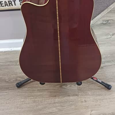 Takamine EP325SRCA 1992 - Candy Apple Red image 9