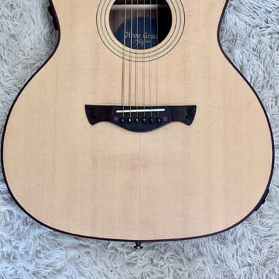 Tagima Olive Grace EQ-NTOP Acoustic Guitar w/HS Case - Natural Finish - B stock image 3