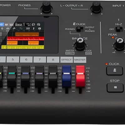 Zoom R12 Multi Track Portable Recorder, with Touchscreen, Onboard Editing, 8 Tracks, 2 Combo Inputs, Effects, Synth, Drum Loops, Battery Powered, and USB Audio Interface image 2