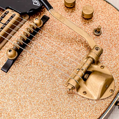 1962 Gretsch Champagne Sparkle Jet Double Cutaway 6129T w/ Burns Vibrato, Case image 8