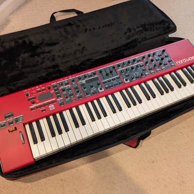 Nord Wave 2 61-Key 48-Voice Polyphonic Synthesizer 2013 - 2022 - Red image 4