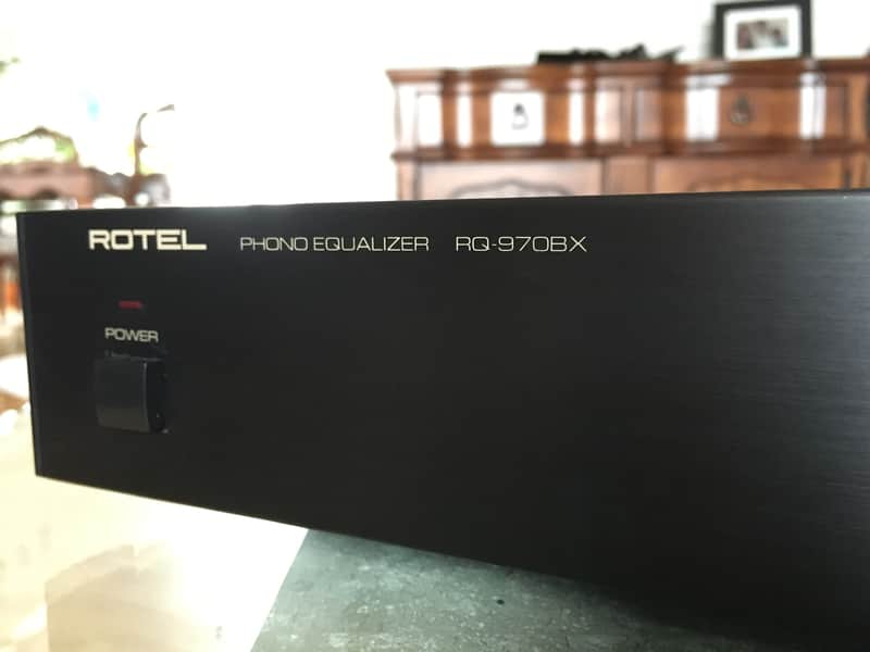 Rotel Rq-970bx phono preamp equalizer in mint condition image 1
