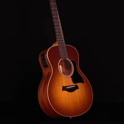 Taylor GS Mini-e, Acoustic Electric Guitar, Honey Sunburst Collection image 8
