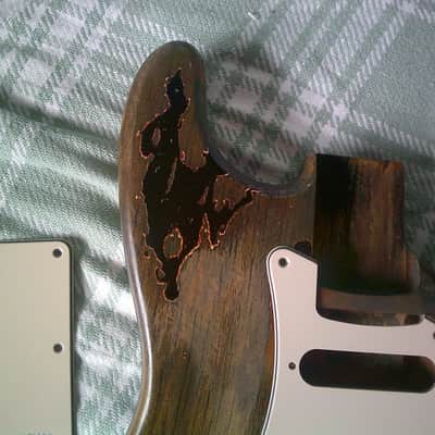 New Heavy Relic Aged Distressed Rory Gallagher S-Style Guitar Body Nitro Finish image 2
