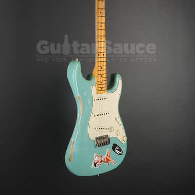 Fender Custom Shop Postmodern Stratocaster Maple Aged 2018 - Daphne Blue (COD 2054UG) image 5