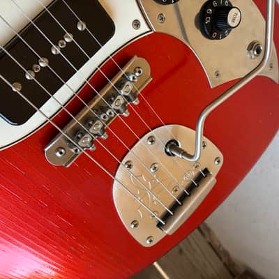 Playing demo link in Description!! Novo Serus J nucleus electric guitar Candy apple red with original case image 19