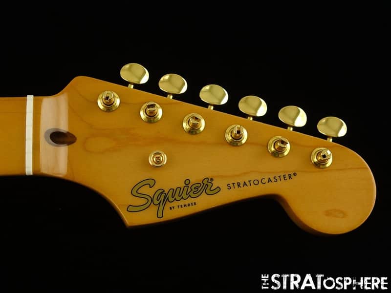 Fender FSR Squier Classic Vibe 50s Stratocaster Strat, NECK + GOLD TUNERS Maple image 1