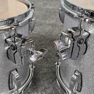 Used Ludwig Classic Oak 6pc Drum Set Silver Sparkle - Very Good image 14