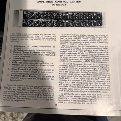 LT Sound ACC-2 1983 - Black Compression/Limiter/Expander with Tremolo image 9