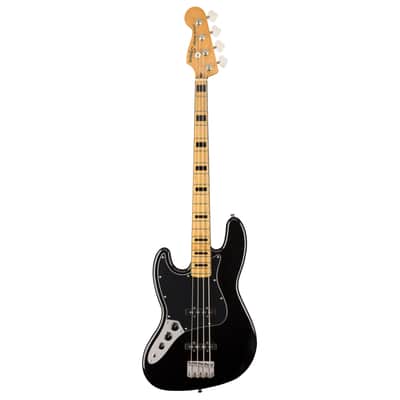 Squier Classic Vibe '70s Jazz Bass LH (Black) - Lefthand Electric Bass image 1
