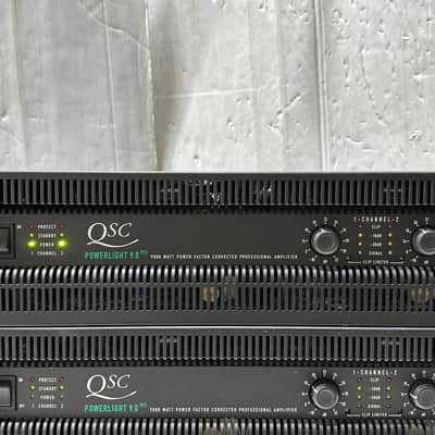 QSC Powerlight 9.0 Pfc Power amplifier 9000W #218-223 (One) (TRUEHEARTSOUND) image 5