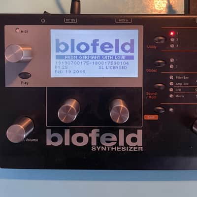 Waldorf Blofeld Desktop + SL License + Decksaver – Excellent Condition