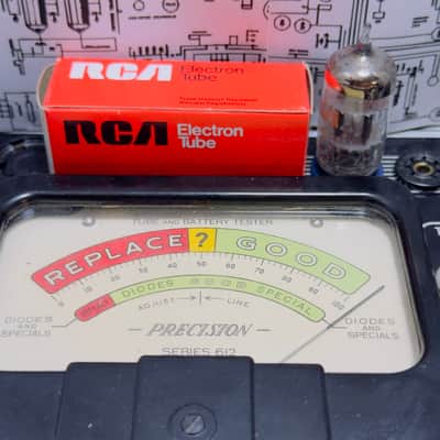 RCA 6201 (GE Made) 12AT7WA 5x Tubes - 1979 NOS Factory Matched Set - Military Spec ECC81 image 16