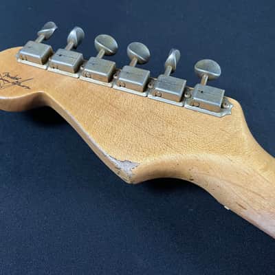 Fender Custom Shop 1958 Stratocaster, Heavy Relic-Faded Aged Candy Apple Red image 14
