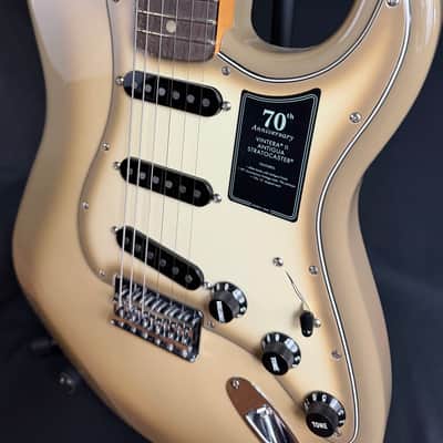 Fender 70th Anniversary Vintera II Stratocaster Electric Guitar Antigua w/ OHSC (616) image 7