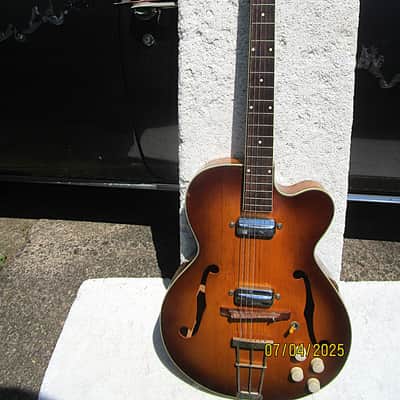 Kay 2 Pickup Cutaway Guitar, Late 1950's Sunburst, 15 1/4" Body, Klusons image 1
